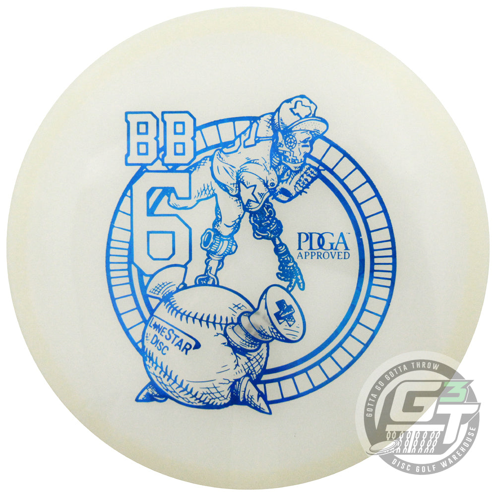 Lone Star Artist Series Glow Bravo BB6 Midrange Golf Disc