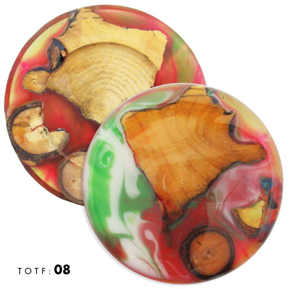 Treasures of the Forest Wood & Resin Mini Marker Disc