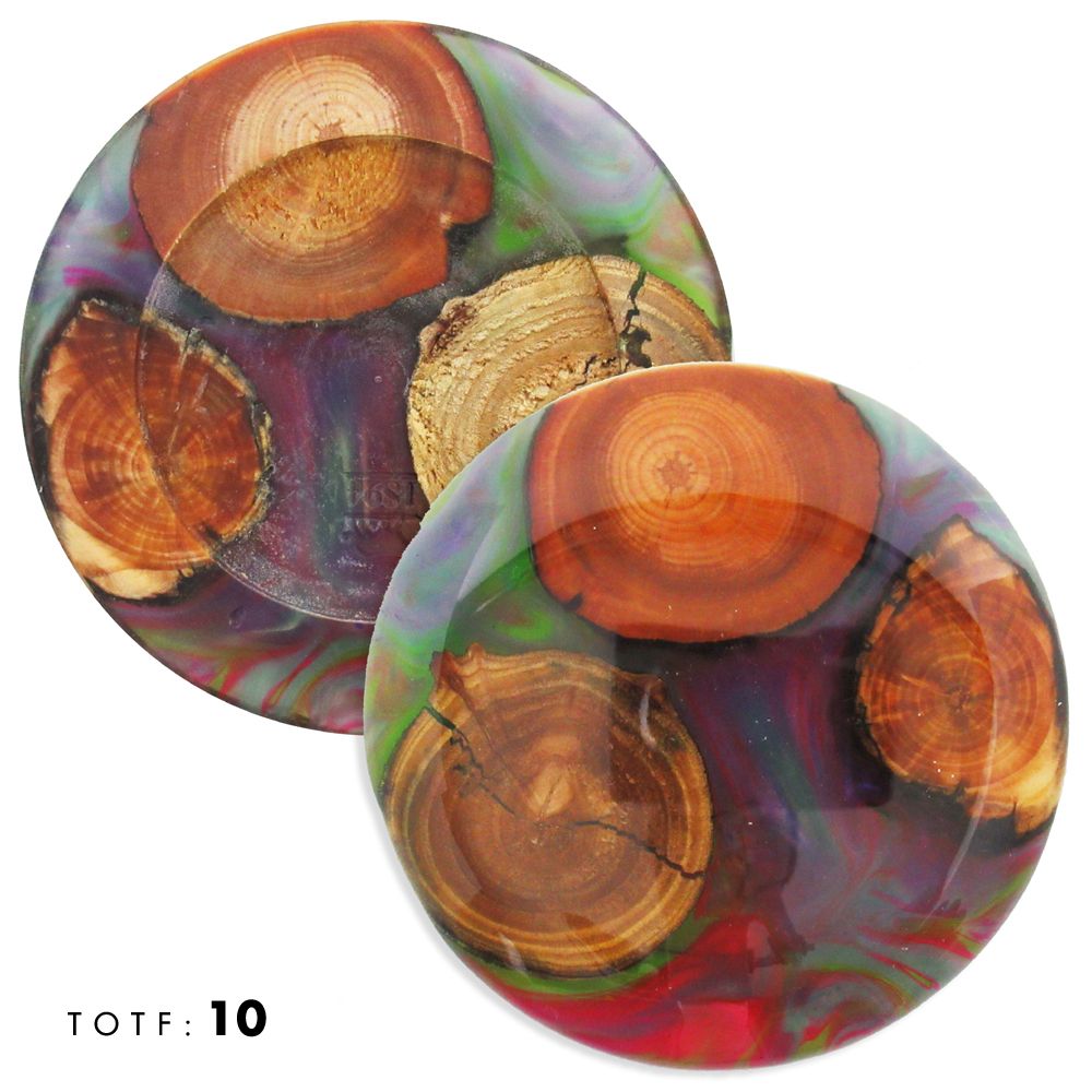 Treasures of the Forest Wood & Resin Mini Marker Disc