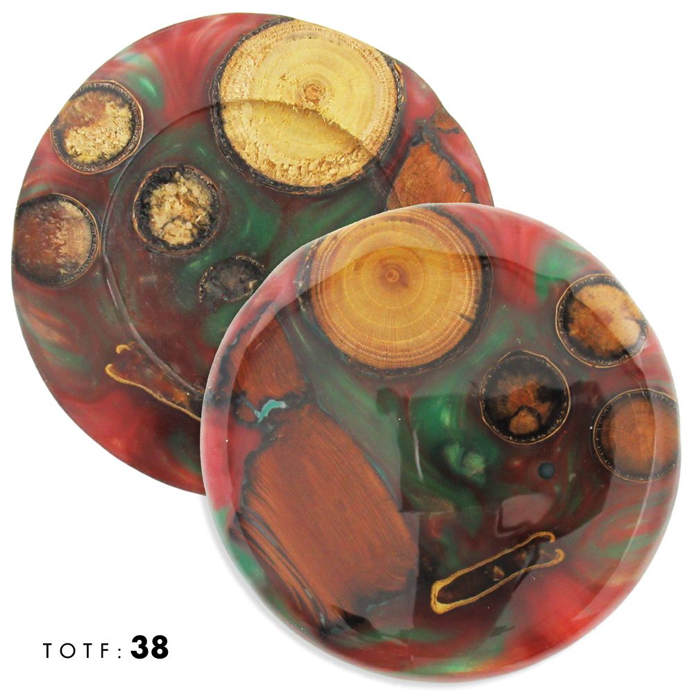 Treasures of the Forest Wood & Resin Mini Marker Disc