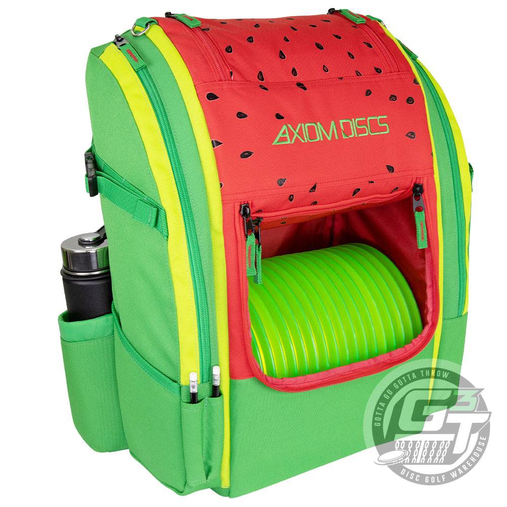 Axiom Discs Bag Watermelon Edition Axiom Watermelon Edition Voyager Lite Backpack Disc Golf Bag