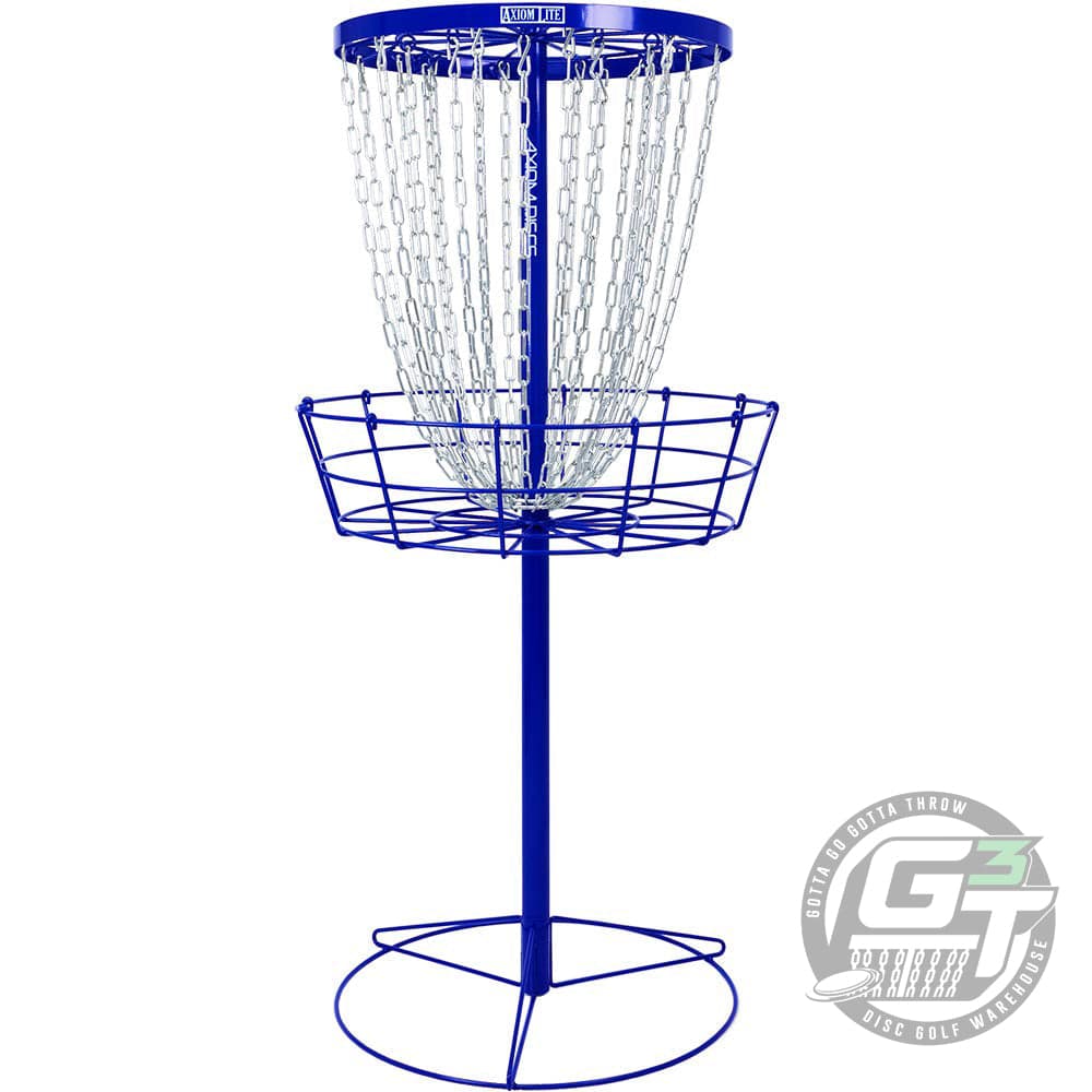 Axiom Discs Basket Royal Blue Axiom Lite 24-Chain Disc Golf Basket