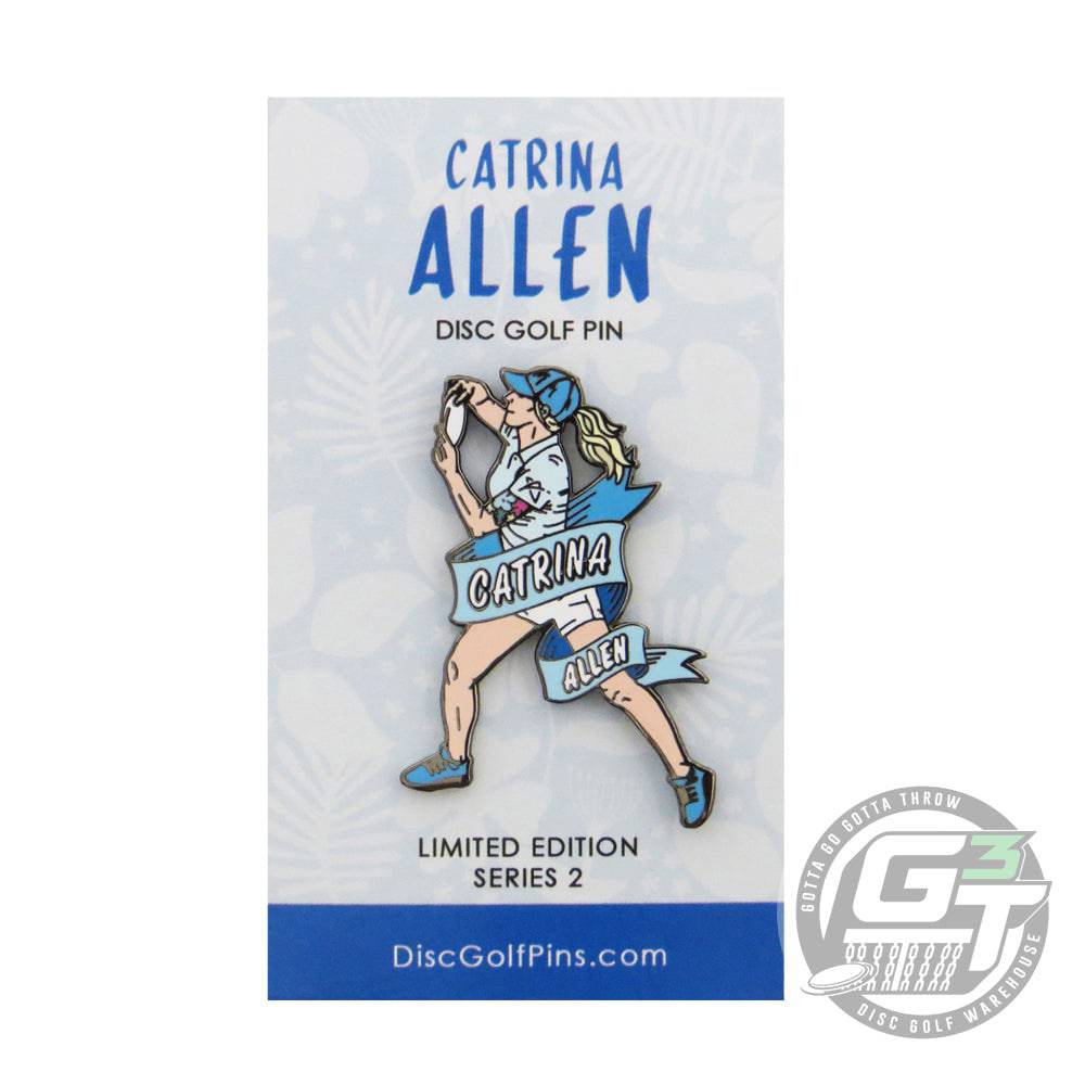 Disc Golf Pins Accessory Disc Golf Pins Catrina Allen Series 2 Enamel Disc Golf Pin