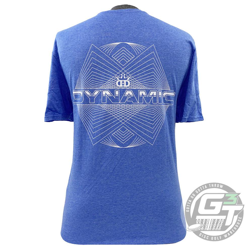 Dynamic Discs Apparel M / Heather Royal Blue Dynamic Discs Inception Short Sleeve Disc Golf T-Shirt