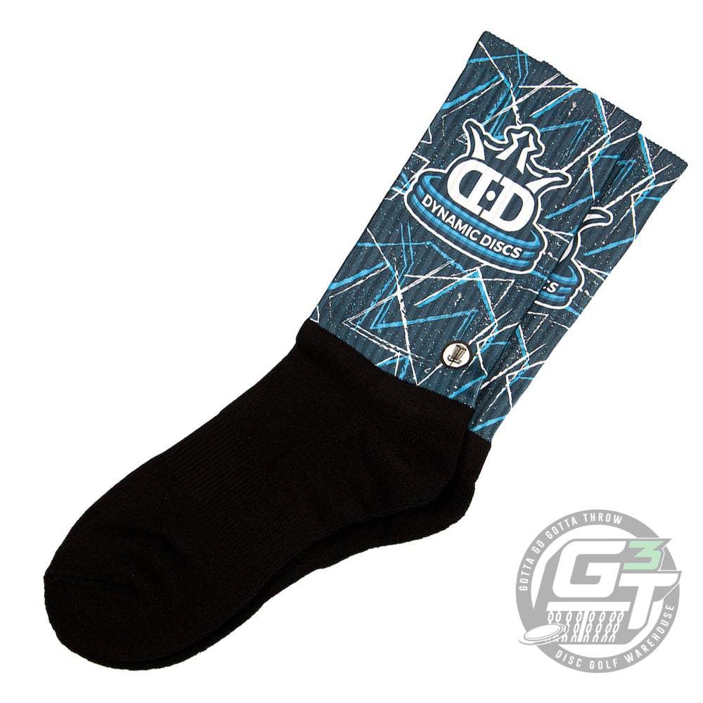 Dynamic Discs Apparel Metro Blue Dynamic Discs TeeBoxSocks Performance Disc Golf Socks