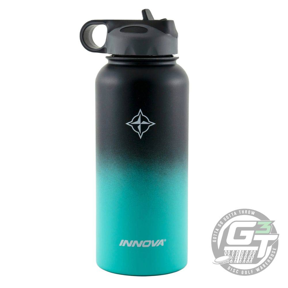 Innova Accessory Black / Teal Innova Logo 2-Tone INNsulated 32 oz. Stainless Steel Canteen