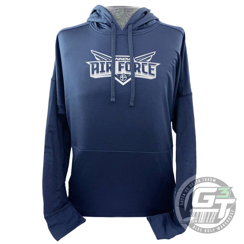 Innova Apparel M / Navy Blue Innova Air Force Flex Performance Pullover Hoodie Disc Golf Sweatshirt