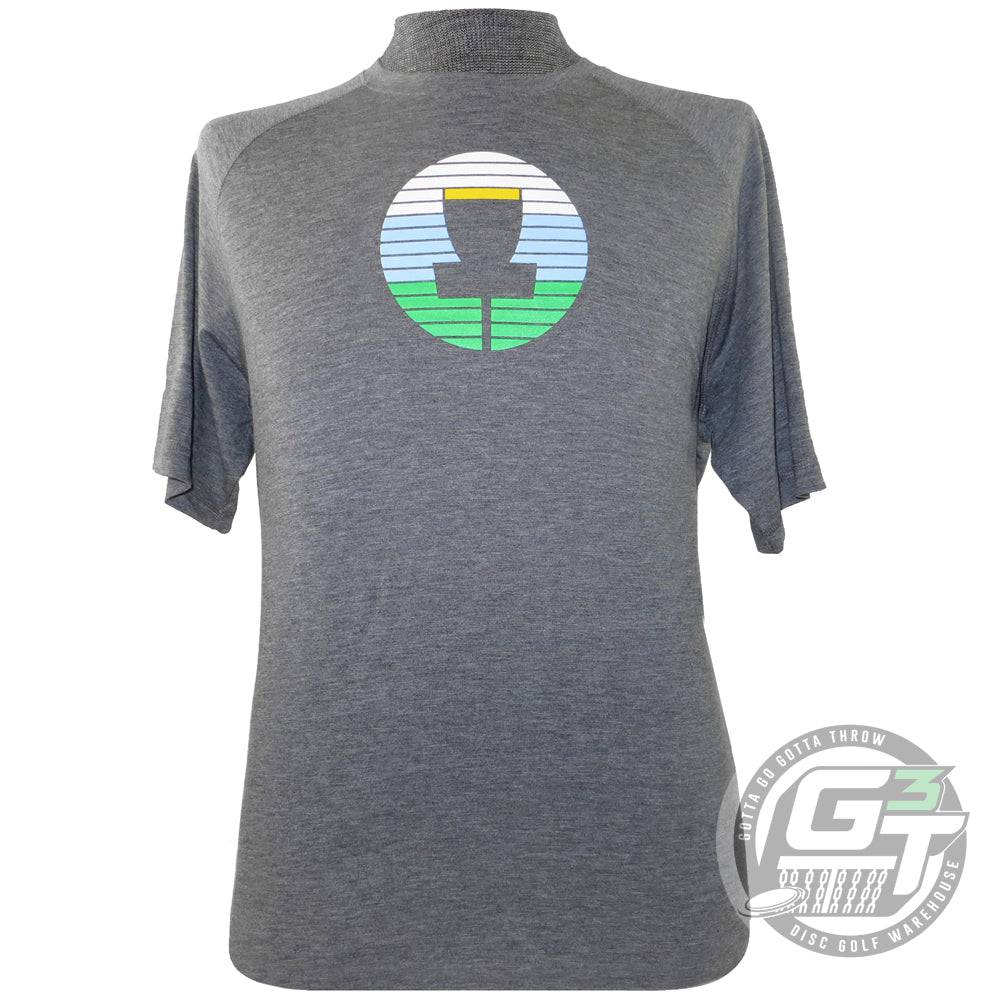 Innova Apparel S / Gray Innova Target Tri-Blend Short Sleeve Performance Disc Golf Jersey