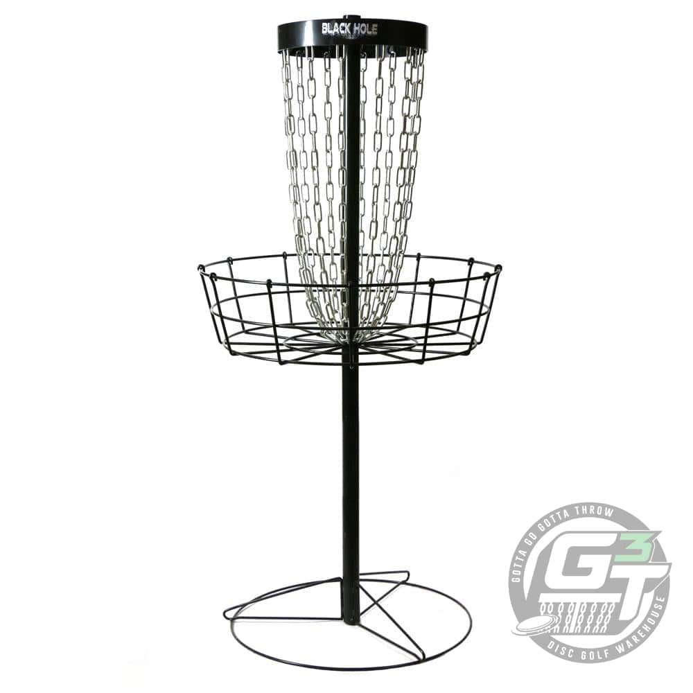 MVP Disc Sports Basket MVP Black Hole Precision 12-Chain Disc Golf Training Basket