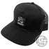 Prodigy Disc Apparel Black Prodigy Disc Snapback Mesh Trucker Disc Golf Hat