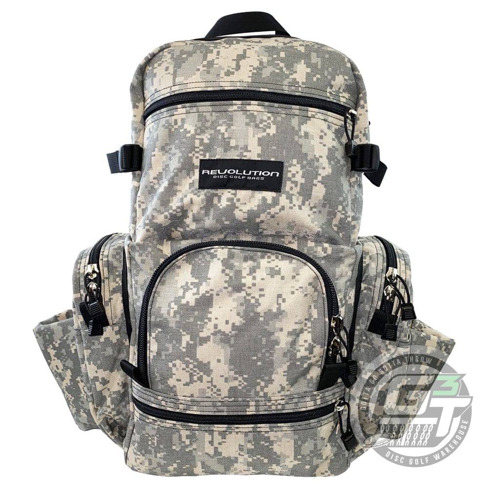 Revolution Disc Golf Bag Universal Camo / Universal Camo / Universal Camo Revolution Dual Pack Backpack Disc Golf Bag