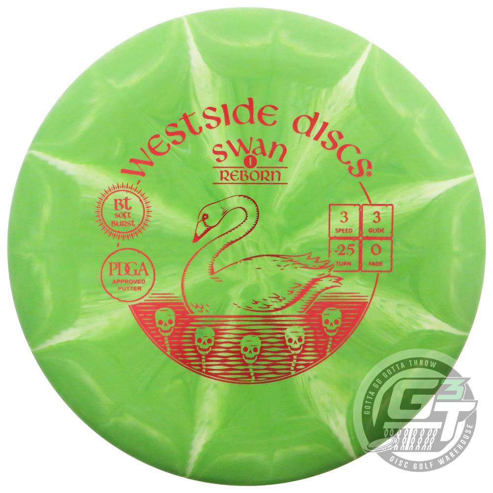 Westside Discs Golf Disc Westside BT Soft Burst Swan 1 Reborn Putter Golf Disc