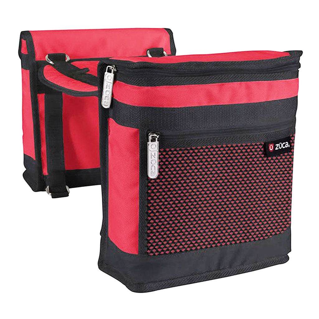 ZUCA Cart Red ZUCA Disc Golf Cart Saddle Bag Set